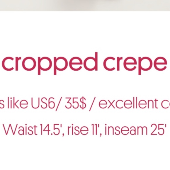 Babaton crop crepe trousers - Picture 7 of 7